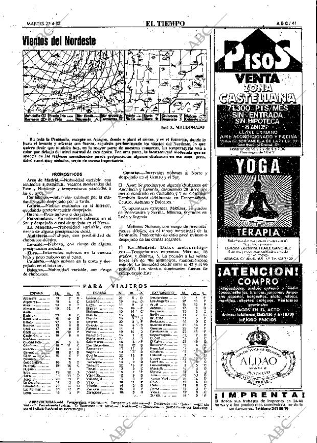 ABC MADRID 27-04-1982 página 41