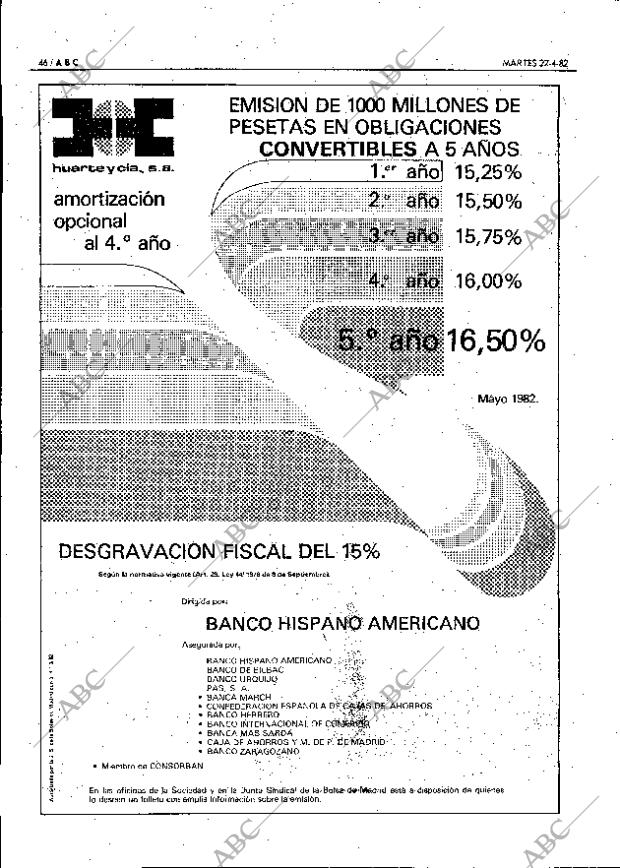 ABC MADRID 27-04-1982 página 46