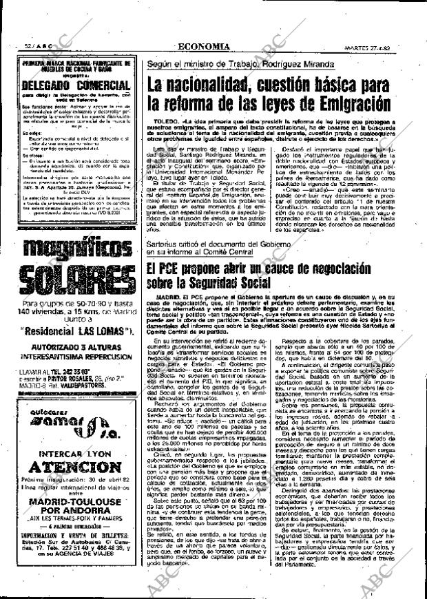 ABC MADRID 27-04-1982 página 52