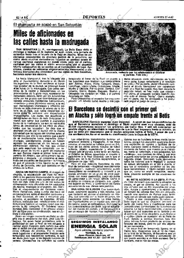 ABC MADRID 27-04-1982 página 62