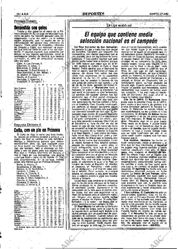 ABC MADRID 27-04-1982 página 64