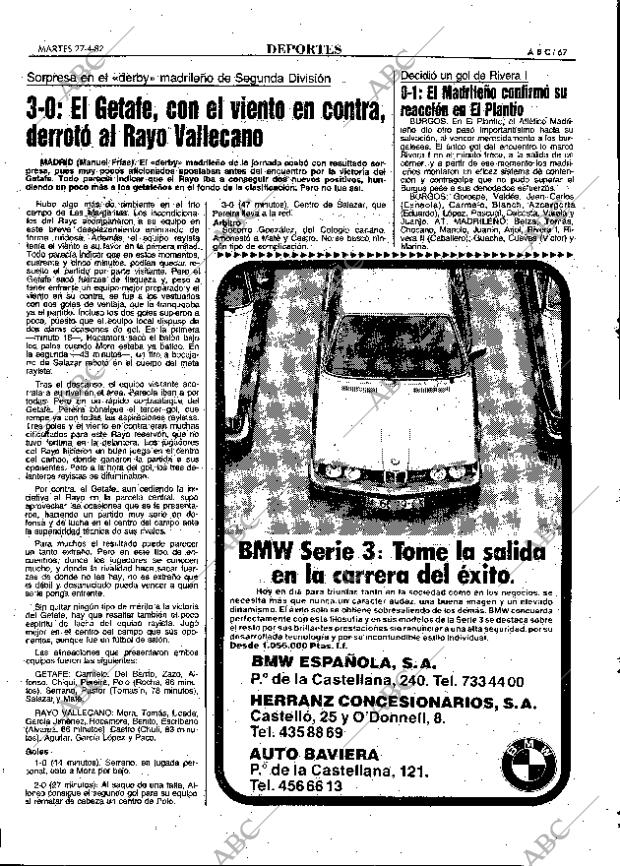 ABC MADRID 27-04-1982 página 67