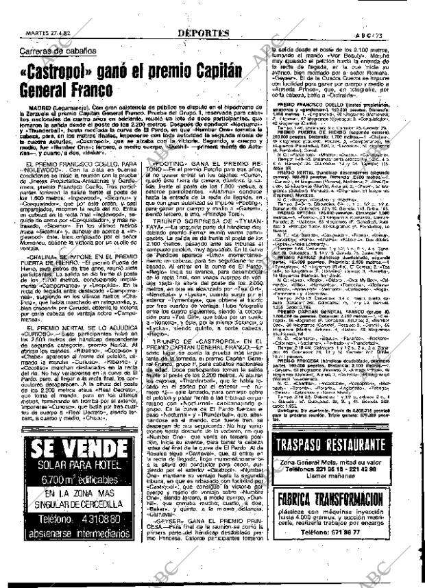 ABC MADRID 27-04-1982 página 73