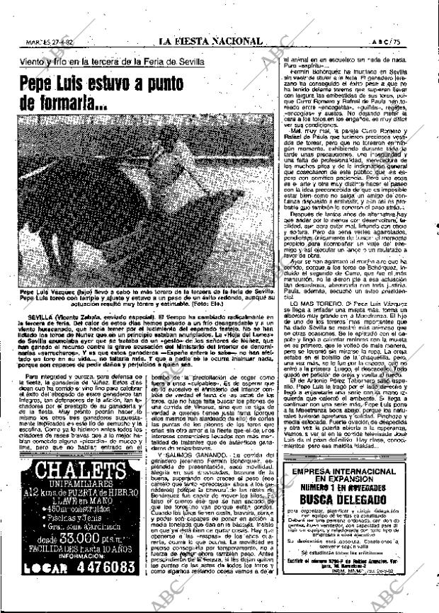 ABC MADRID 27-04-1982 página 75