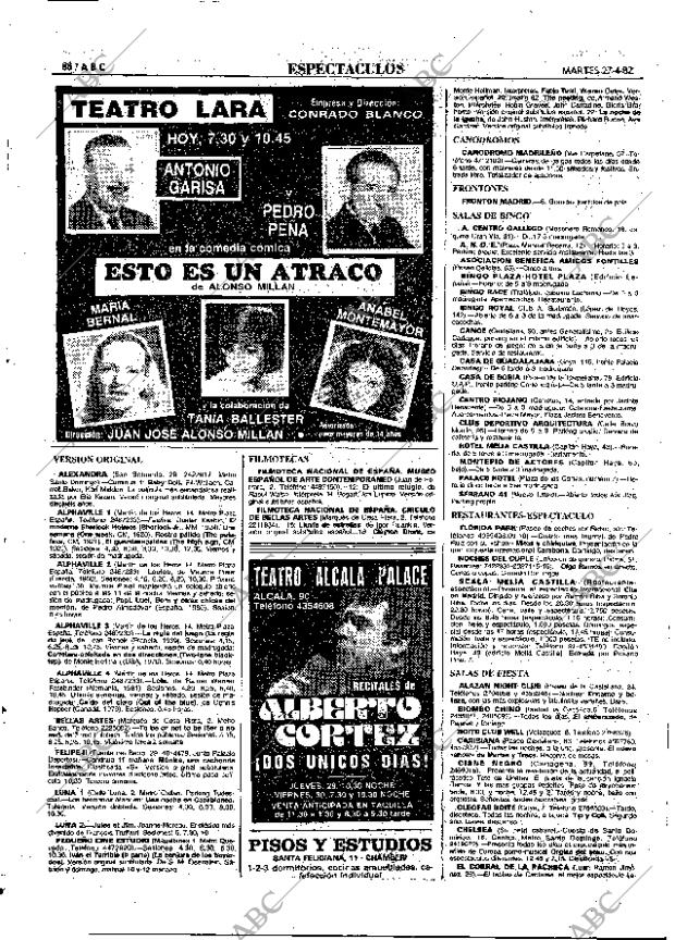 ABC MADRID 27-04-1982 página 88