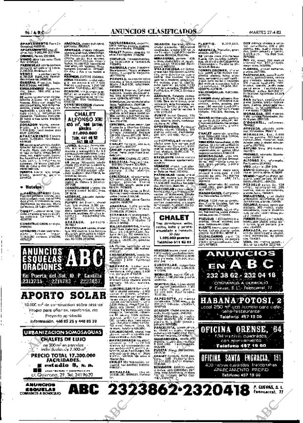 ABC MADRID 27-04-1982 página 96