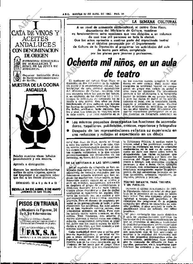 ABC SEVILLA 27-04-1982 página 54