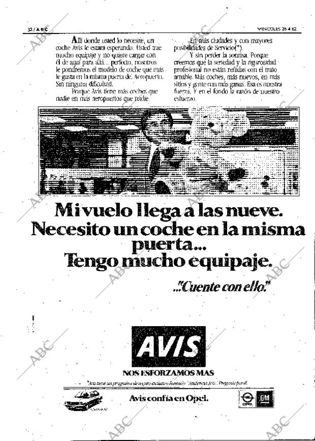 ABC MADRID 28-04-1982 página 32