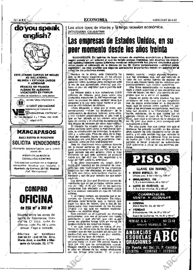 ABC MADRID 28-04-1982 página 56