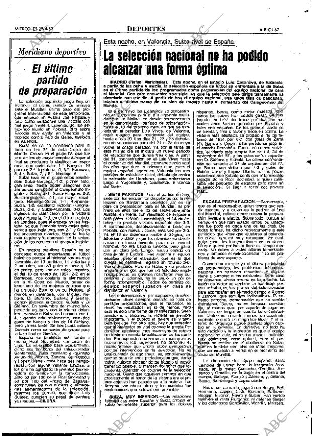 ABC MADRID 28-04-1982 página 67