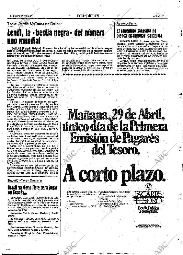 ABC MADRID 28-04-1982 página 71