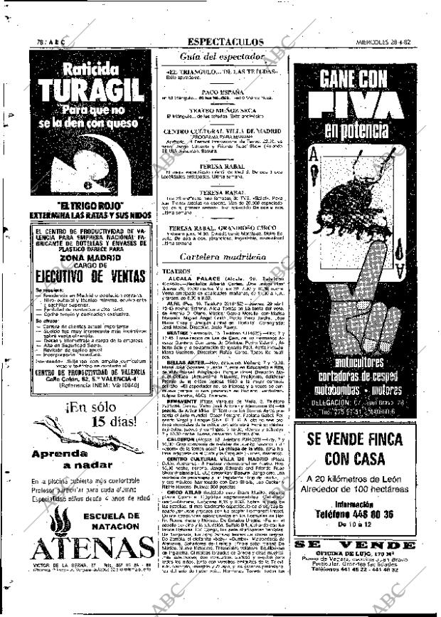 ABC MADRID 28-04-1982 página 78