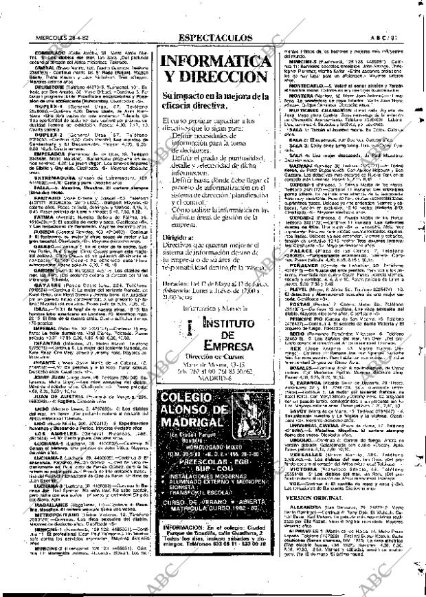 ABC MADRID 28-04-1982 página 81