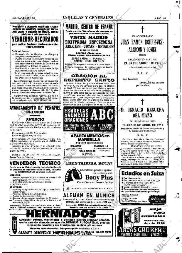 ABC MADRID 28-04-1982 página 99