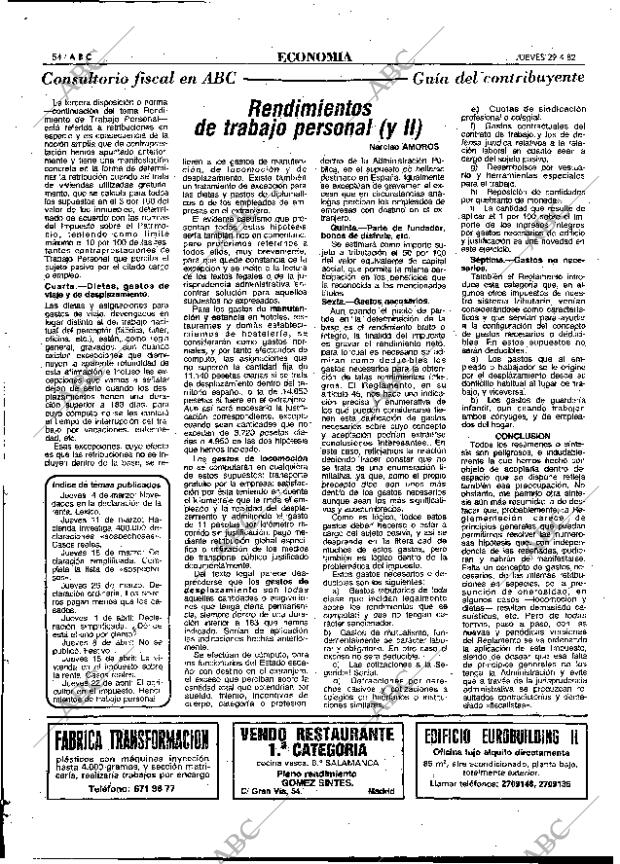ABC MADRID 29-04-1982 página 54