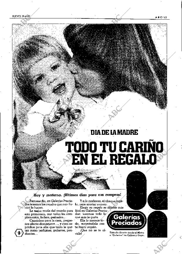 ABC MADRID 29-04-1982 página 63