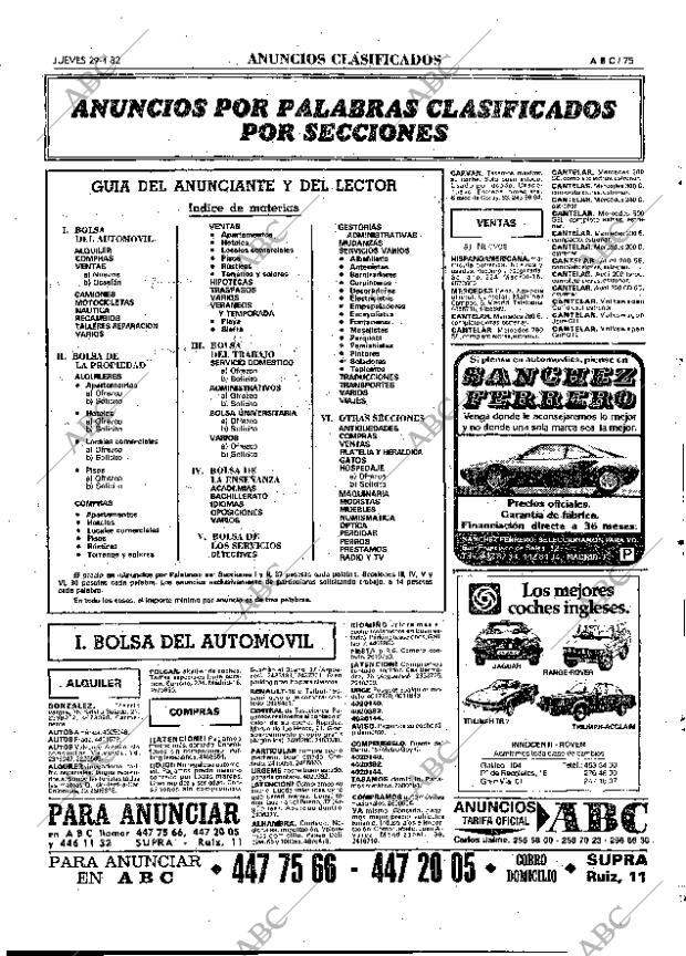 ABC MADRID 29-04-1982 página 75