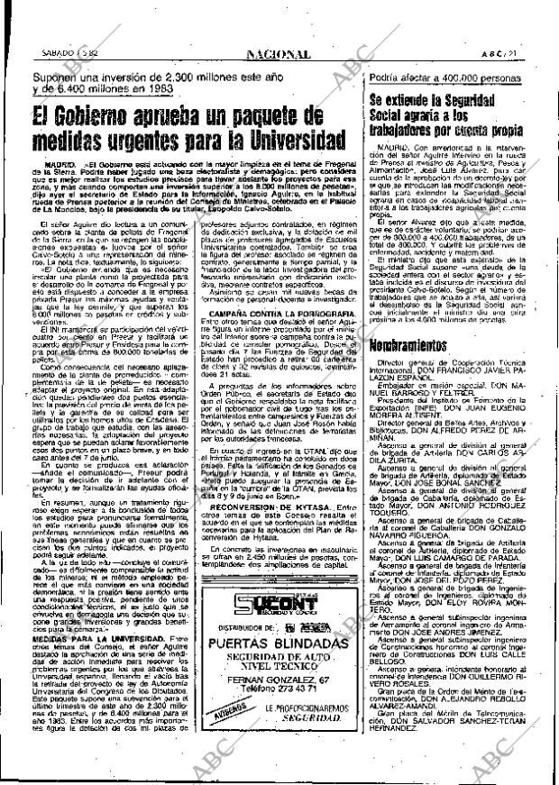 ABC MADRID 01-05-1982 página 21