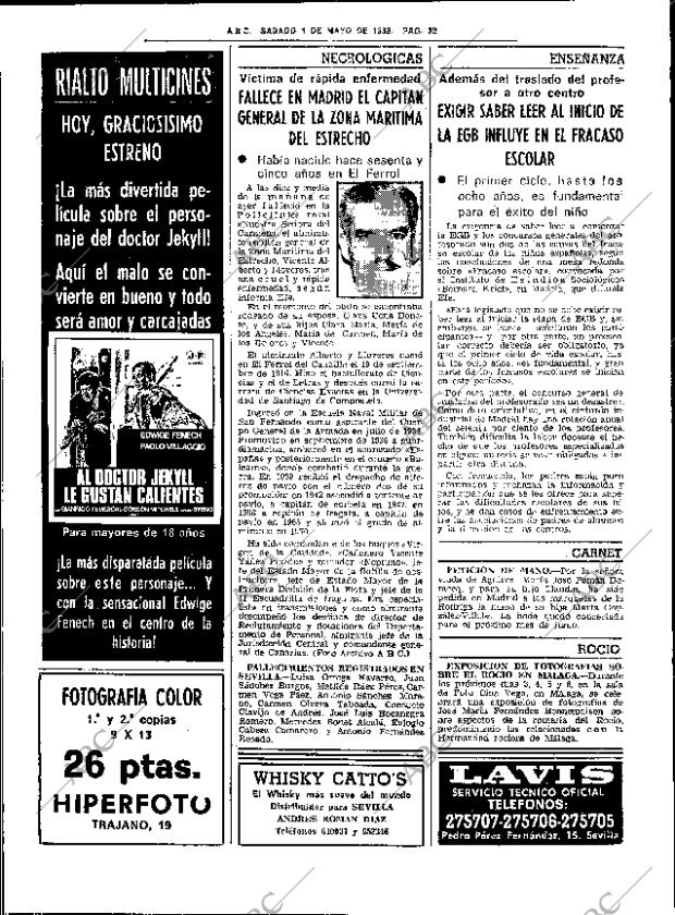 ABC SEVILLA 01-05-1982 página 46