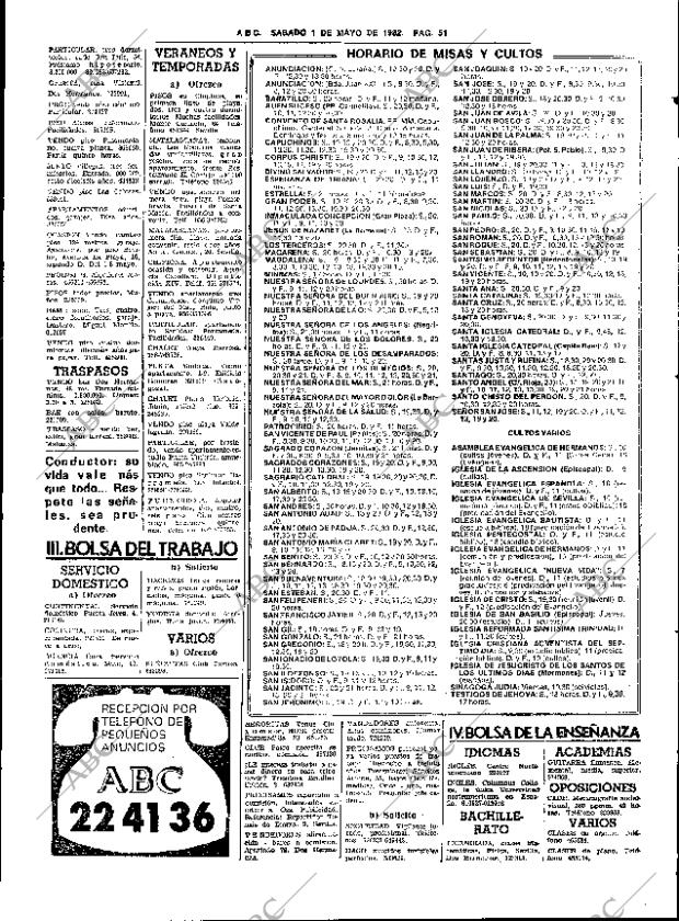 ABC SEVILLA 01-05-1982 página 65