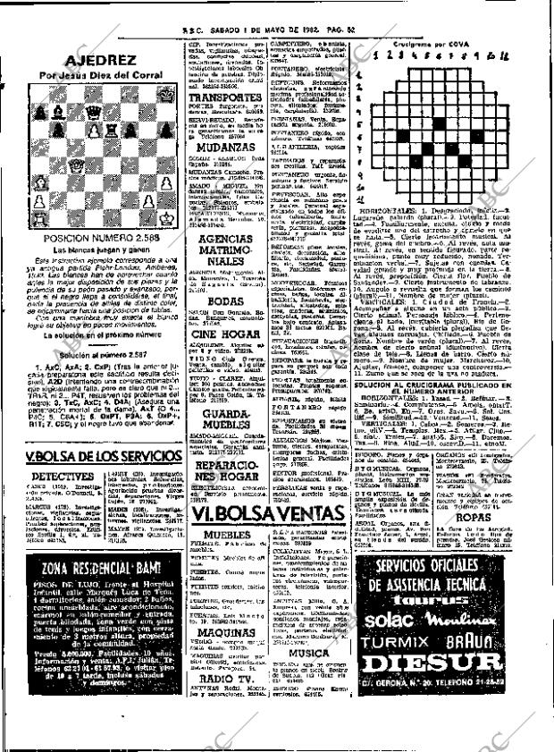 ABC SEVILLA 01-05-1982 página 66