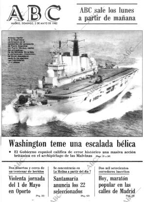 ABC MADRID 02-05-1982 página 1
