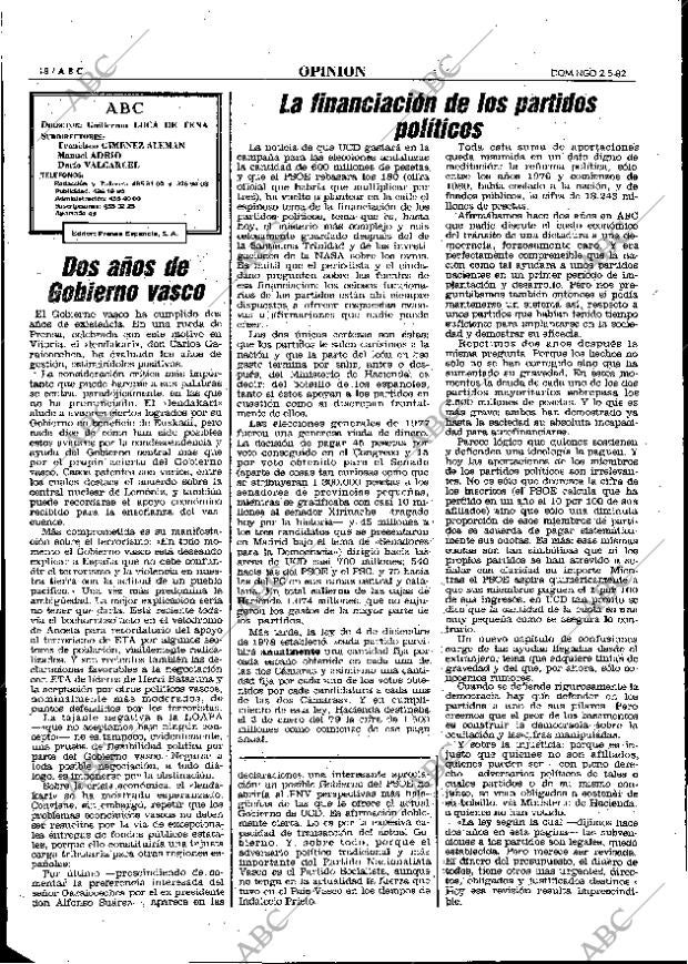 ABC MADRID 02-05-1982 página 18