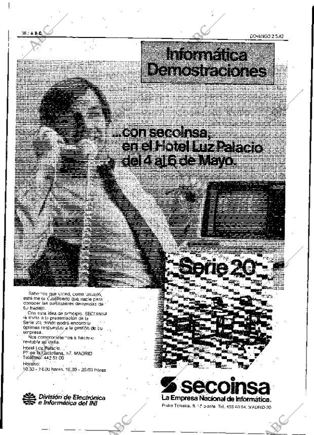 ABC MADRID 02-05-1982 página 38