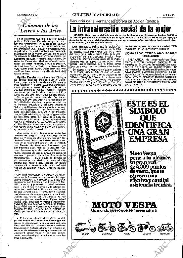 ABC MADRID 02-05-1982 página 45