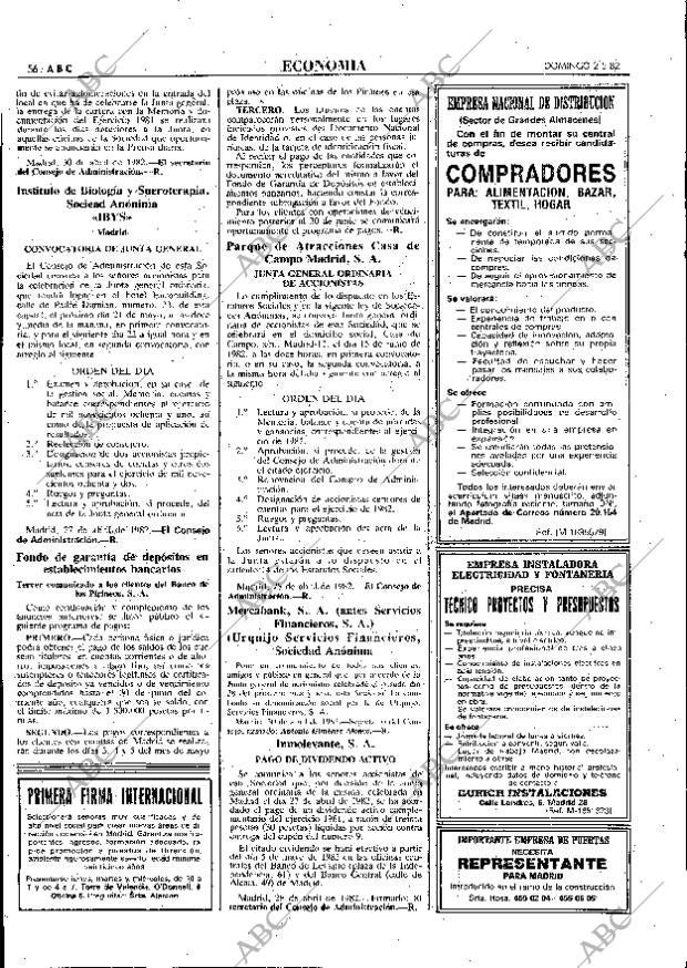 ABC MADRID 02-05-1982 página 56