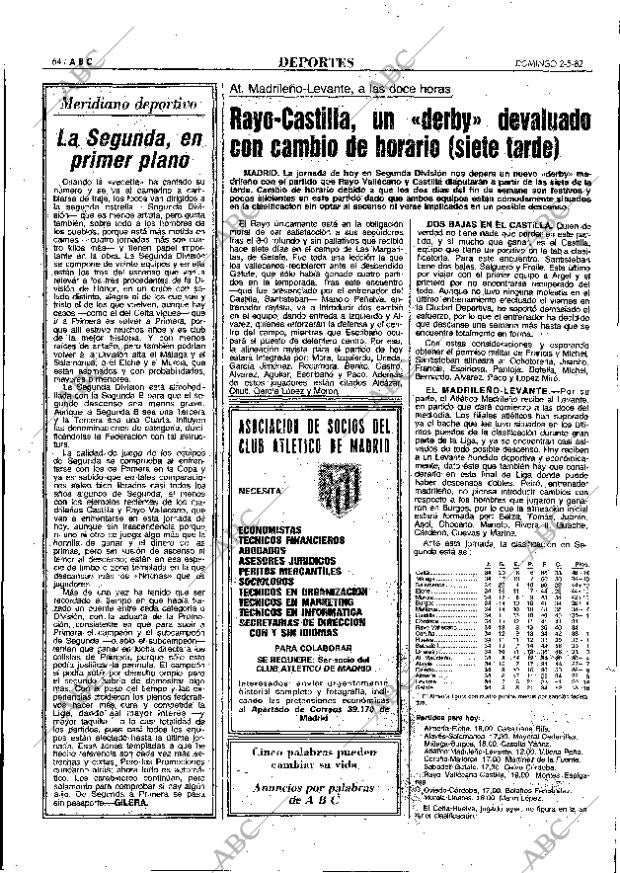 ABC MADRID 02-05-1982 página 64