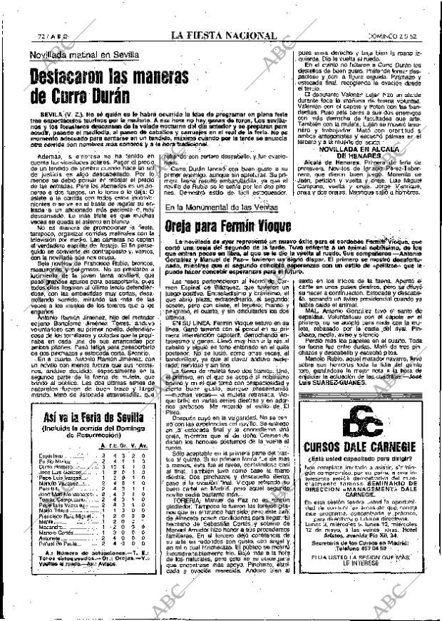 ABC MADRID 02-05-1982 página 72