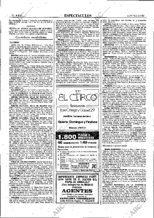 ABC MADRID 02-05-1982 página 76