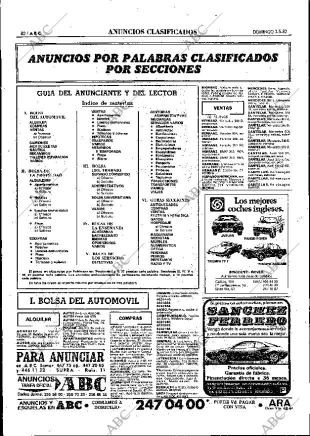 ABC MADRID 02-05-1982 página 82