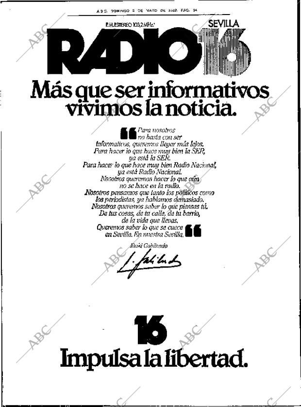 ABC SEVILLA 02-05-1982 página 54