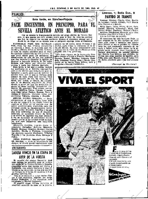 ABC SEVILLA 02-05-1982 página 67