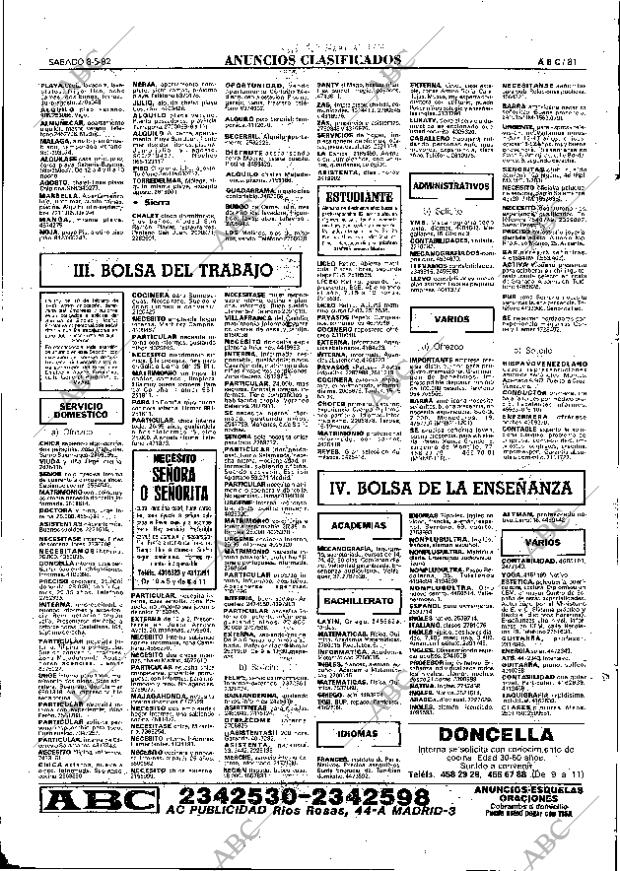 ABC MADRID 08-05-1982 página 93