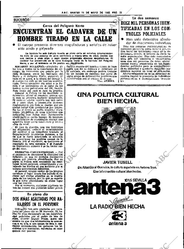 ABC SEVILLA 11-05-1982 página 55