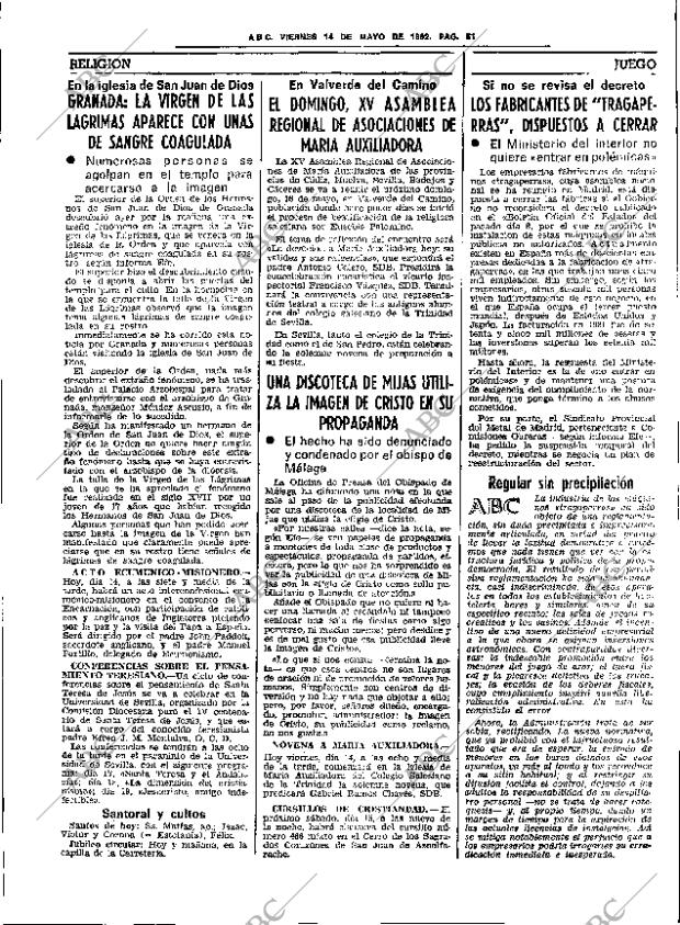 ABC SEVILLA 14-05-1982 página 67