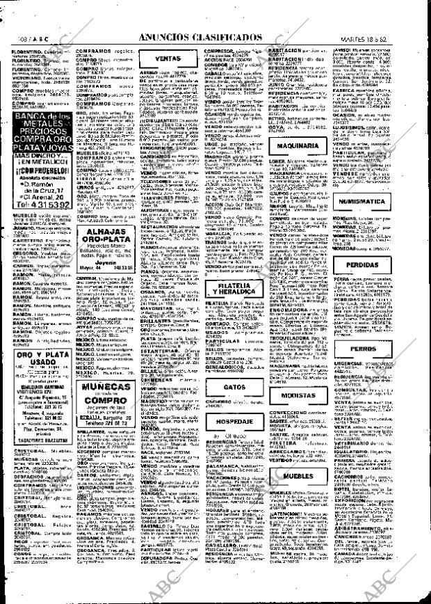 ABC MADRID 18-05-1982 página 108