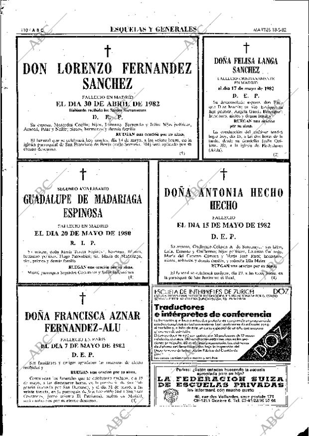 ABC MADRID 18-05-1982 página 110