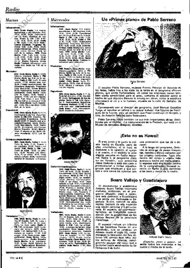 ABC MADRID 18-05-1982 página 124