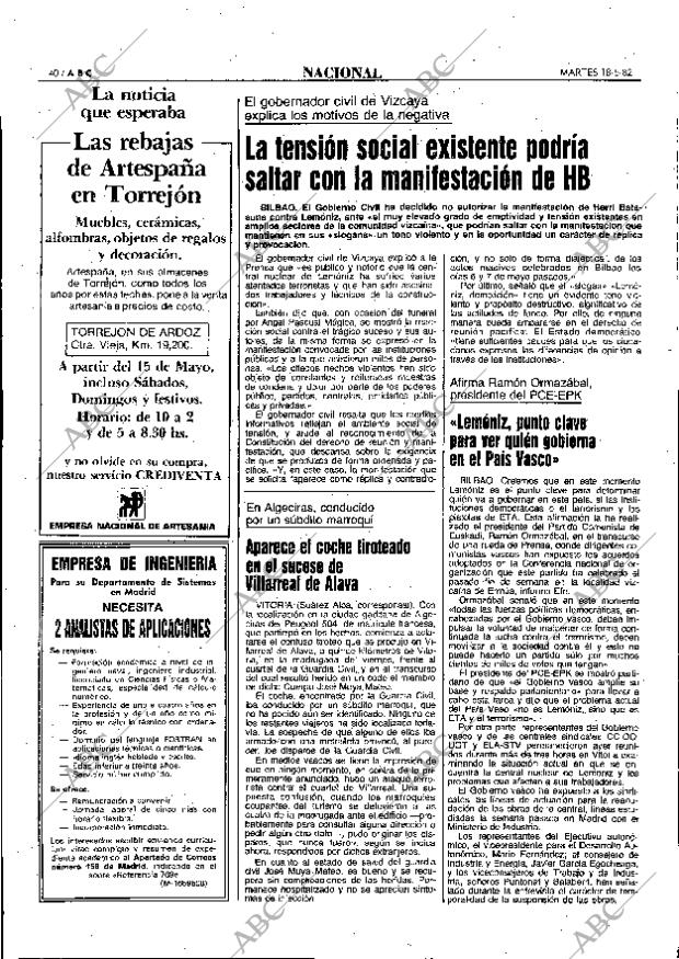 ABC MADRID 18-05-1982 página 40