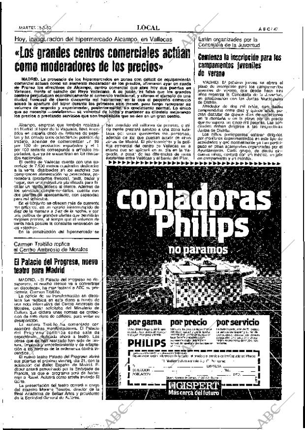 ABC MADRID 18-05-1982 página 47