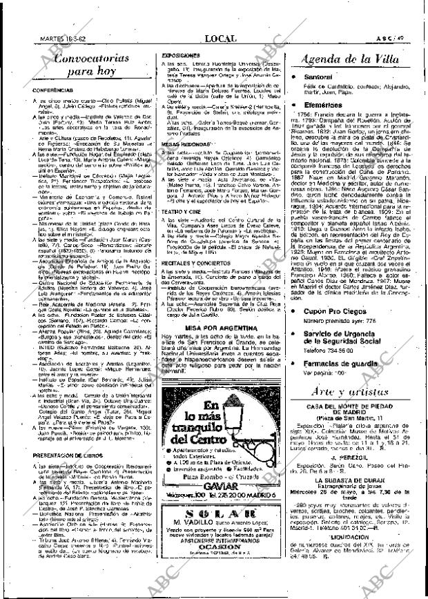 ABC MADRID 18-05-1982 página 49