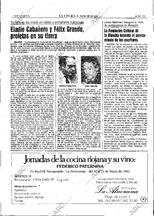 ABC MADRID 18-05-1982 página 55