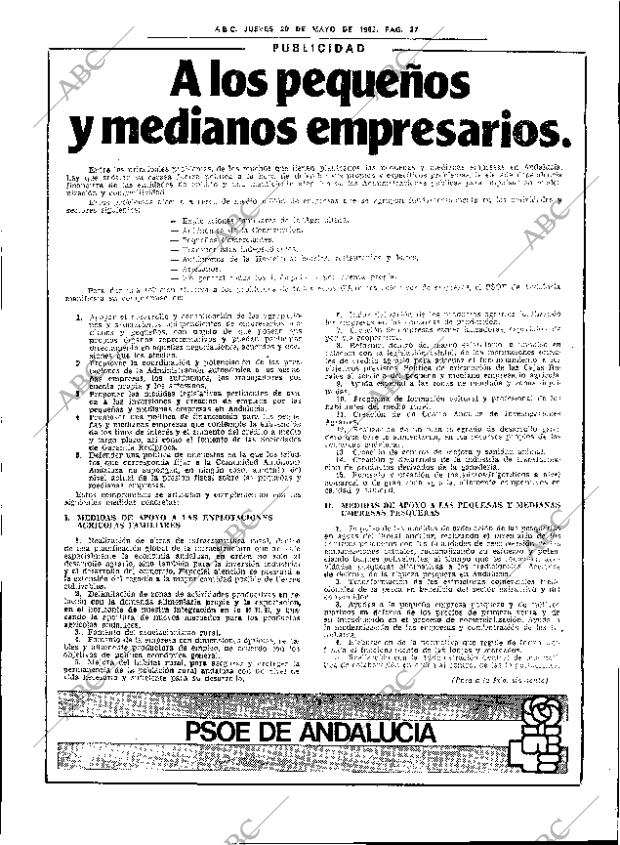 ABC SEVILLA 20-05-1982 página 53