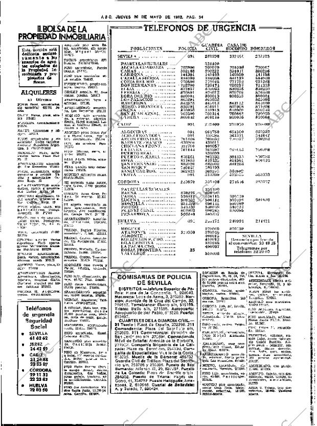 ABC SEVILLA 20-05-1982 página 70