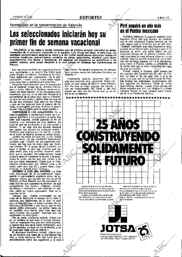 ABC MADRID 21-05-1982 página 83