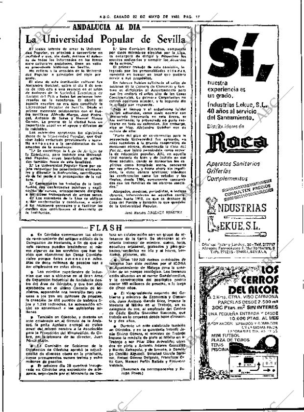 ABC SEVILLA 22-05-1982 página 33